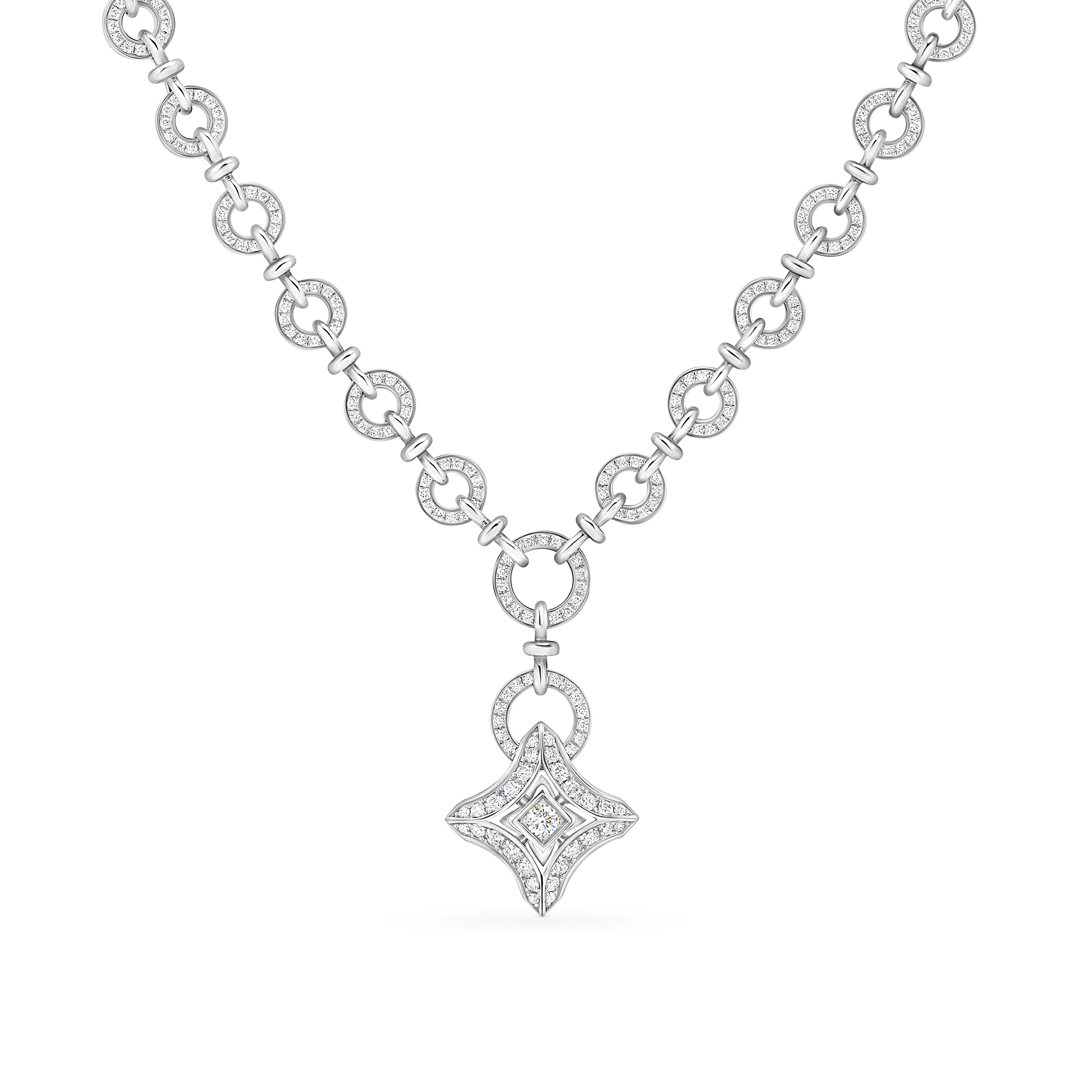 Louis vuitton 2025 diamond necklace